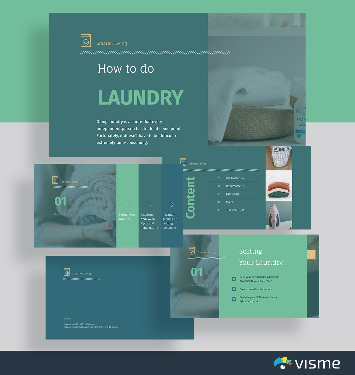 lecture topic ideas - instructions to do laundry live skills presentation template visme